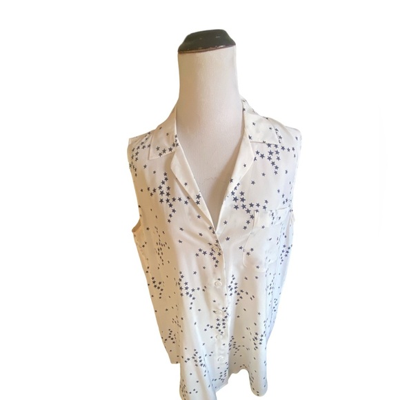 Equipment Silk Sleeveless Blouse — Size M - Picture 4 of 7